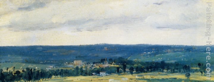 Theodore Rousseau The Seine Valley near Rouen